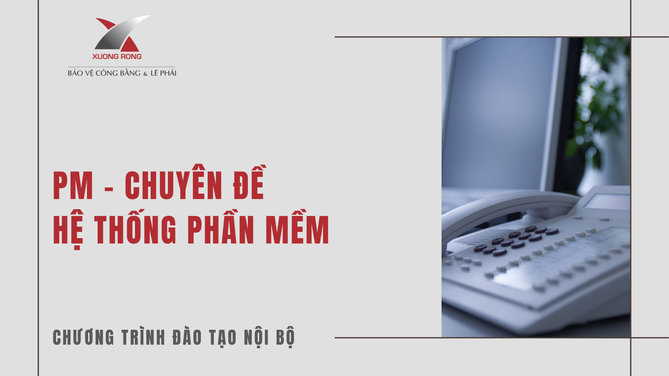 PM - Hướng dẫn sử dụng hệ thống phần mềm